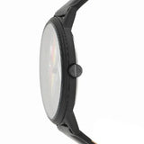 Armani Exchange Cayde Analog Black Dial Black Leather Strap Watch For Men - AX7120 Buy Now By Armani Exchange