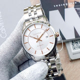 Calvin Klein Infinity Silver Dial Silver Steel Strap Watch for Men - K5S34B46 Buy Now By Calvin Klein