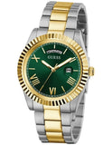 Guess Connoisseur Green Dial Two Tone Steel Strap Watch for Men - GW0265G8 Buy Now By Guess