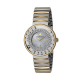 Swarovski Lovely Crystals Mother of Pearl Dial Two Tone Steel Strap Watch for Women - 1187022 Buy Now By Swarovski