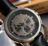 Maserati Successo 44mm Grey Dial Black Leather Strap Watch For Men - R8871621006 Buy Now By Maserati