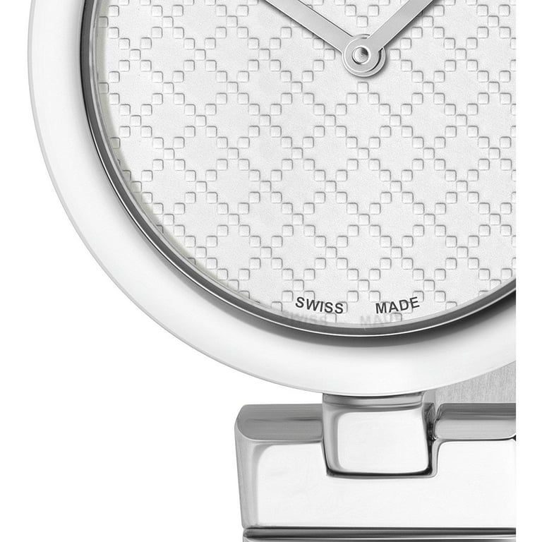 Gucci Diamantissima Quartz White Dial Silver Steel Strap Watch For Women - YA141402 Buy Now By Gucci
