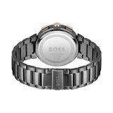 Hugo Boss One Chronograph Red Dial Grey Steel Strap Watch For Men - 1514000 Buy Now By Hugo Boss
