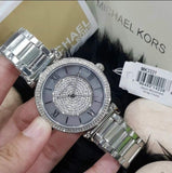 Michael Kors Caitlin Crystal Dial Silver Steel Strap Watch for Women - MK3331 Buy Now By Michael Kors
