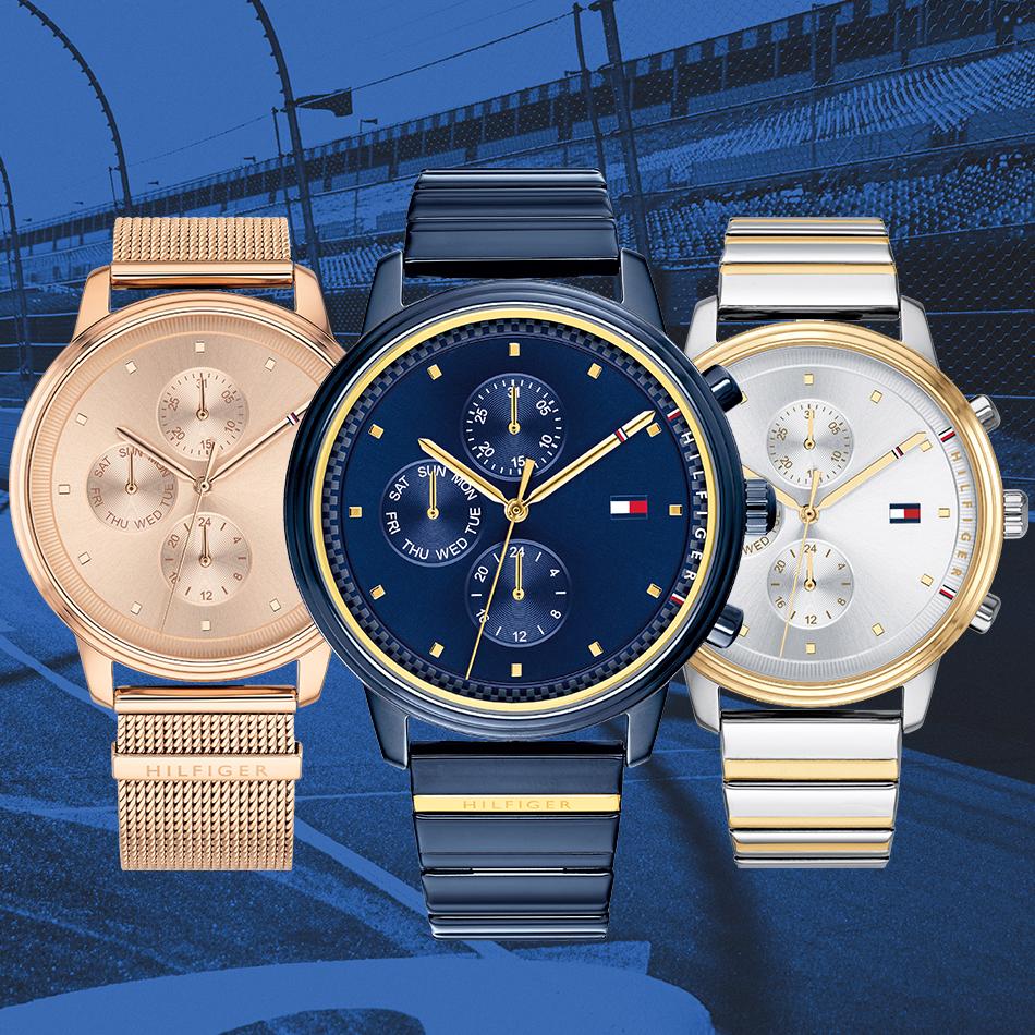 Tommy Hilfiger Blake Blue Dial Blue Steel Strap Watch for Women - 1781893 Buy Now By Tommy Hilfiger