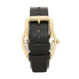 Marc Jacobs Tether Black Dial Black Leather Strap Watch for Women - MBM1376 Buy Now By Marc Jacobs