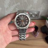 Guess Asset Quartz Black Dial Silver Steel Strap Watch For Men - GW0575G1 Buy Now By Guess