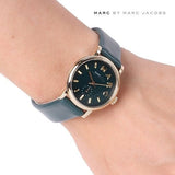 Marc Jacobs Baker Mini Green Dial Green Leather Strap Watch for Women - MBM1272 Buy Now By Marc Jacobs