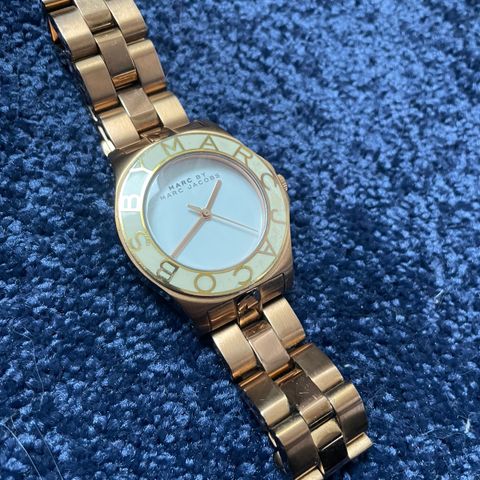 Marc Jacobs Amy White Dial Gold Steel Strap Watch for Women - MBM3051 Buy Now By Marc Jacobs
