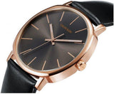 Calvin Klein Posh Black Dial Black Leather Strap Watch for Men - K8Q316C3 Buy Now By Calvin Klein