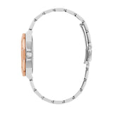 Guess Sunray Multifunction Crystals Silver Dial Two Tone Steel Strap Watch For Women - GW0616L3 Buy Now By Guess