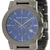 Burberry The City Navy Blue Dial Black Steel Strap Watch for Men - BU9365 Buy Now By Burberry