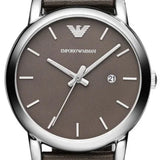 Emporio Armani Classic Quartz Brown Dial Brown Leather Strap Watch For Men - AR1729 Buy Now By Emporio Armani
