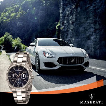 Maserati Competizione Blue Dial Silver Steel Strap Watch For Men - R8853100011 Buy Now By Maserati