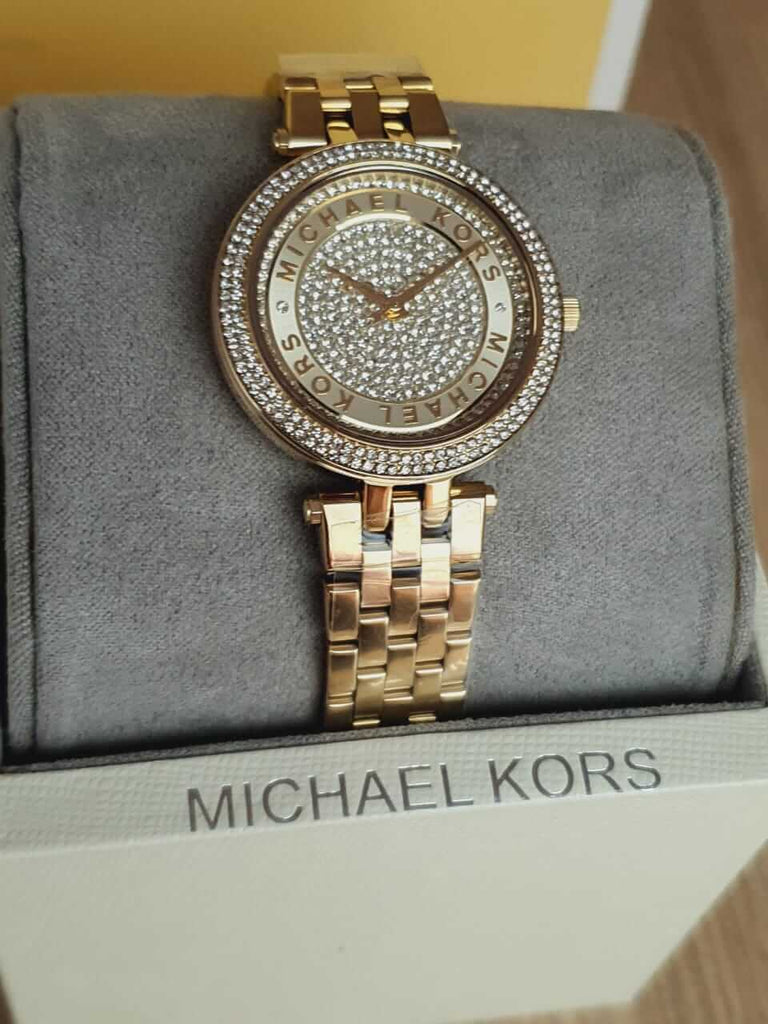 Michael Kors Darci Gold Dial Gold Steel Strap Watch for Women - MK3445 Buy Now By Michael Kors