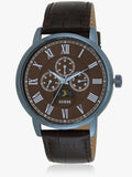 Guess Delancy Analog Brown Dial Brown Leather Strap Watch For Men - W0870G3 Buy Now By Guess