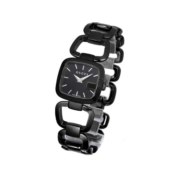 Gucci G Ladies Quartz 125 G Series Black Dial Bracelet Watch For Women - YA125504 Buy Now By Gucci