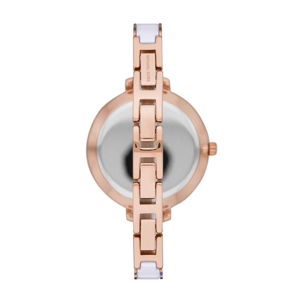 Michael Kors Jaryn Analog White Dial Two Tone Steel Strap Watch For Women - MK4342 Buy Now By Michael Kors