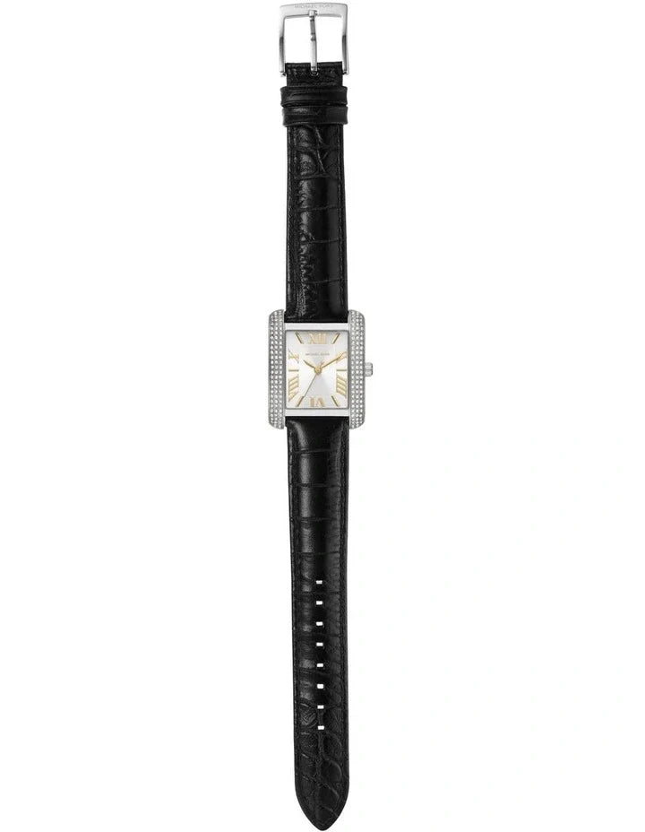 Michael Kors Lake Quartz White Dial Black Leather Strap Watch For Women - MK2762 Buy Now By Michael Kors