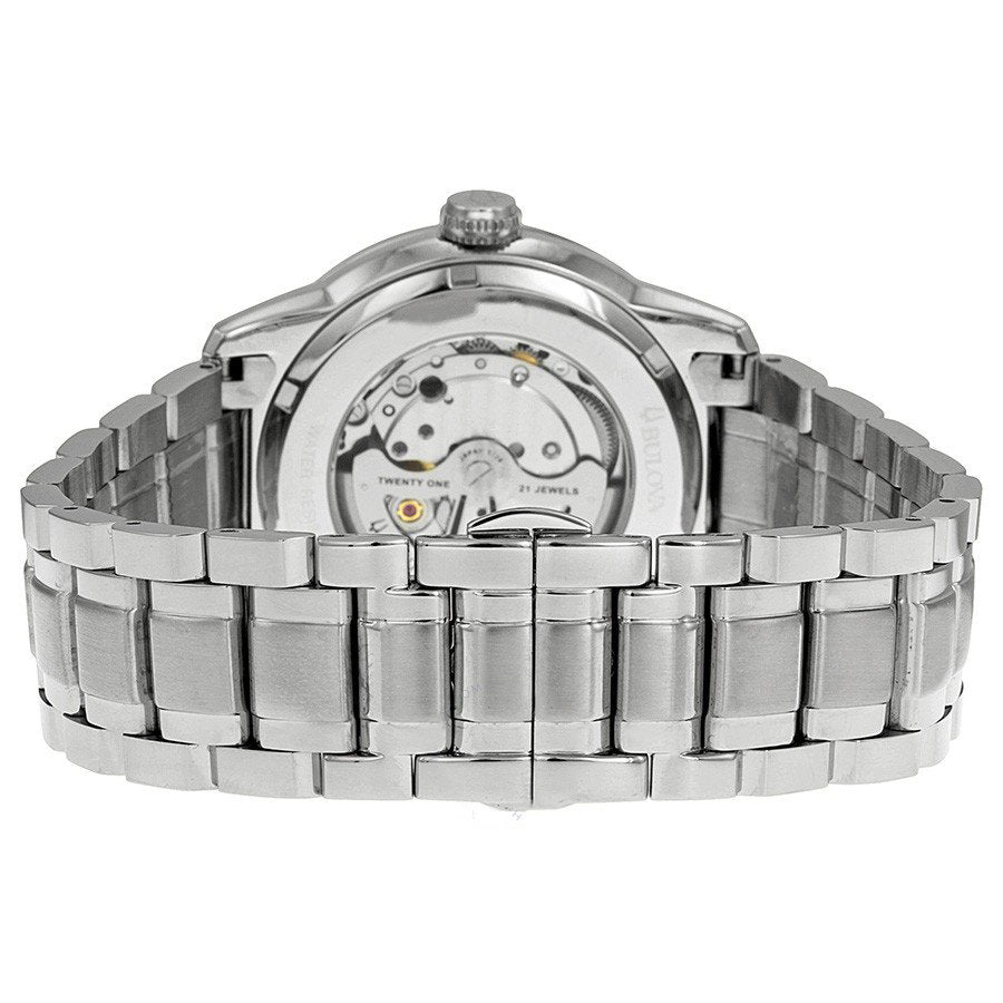 Bulova BVA Series Dual Aperture Silver Dial Silver Steel Strap Watch for Men - 96A118 Buy Now By Bulova