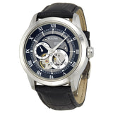 Bulova BVA Classic Automatic Silver Dial Black Leather Strap Watch for Men - 96A135 Buy Now By Bulova