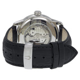 Bulova BVA Classic Automatic Silver Dial Black Leather Strap Watch for Men - 96A135 Buy Now By Bulova