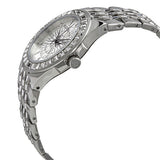 Bulova Phantom Crystal Silver Dial Silver Steel Strap Watch for Men - 96A236 Buy Now By Bulova