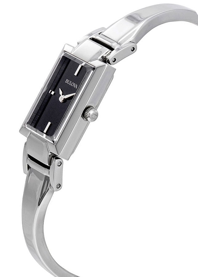 Bulova Classic Collection Black Dial Silver Steel Strap Watch for Women - 96L138 Buy Now By Bulova