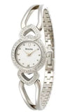 Bulova Crystals White Dial Silver Steel Strap Watch for Women - 96X114 Buy Now By Bulova