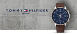 Tommy Hilfiger West Chronograph Blue Dial Brown Leather Strap Watch For Men - 1791712 Buy Now By Tommy Hilfiger