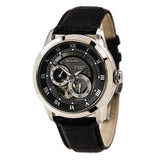 Bulova BVA Classic Automatic Silver Dial Black Leather Strap Watch for Men - 96A135 Buy Now By Bulova
