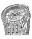 Bulova Phantom Crystal Silver Dial Silver Steel Strap Watch for Men - 96A236 Buy Now By Bulova
