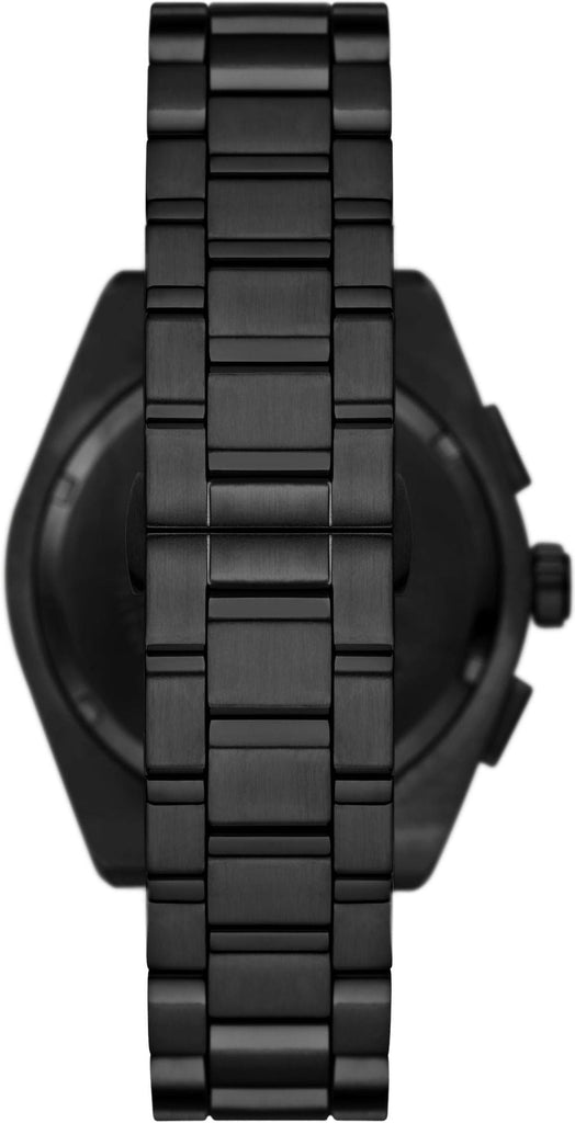 Emporio Armani Federico Chronograph Green Dial Black Steel Strap Watch For Men - AR11562 Buy Now By Emporio Armani