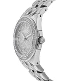 Bulova Crystal Pave Silver Dial Silver Steel Strap Watch for Men - 96B235 Buy Now By Bulova