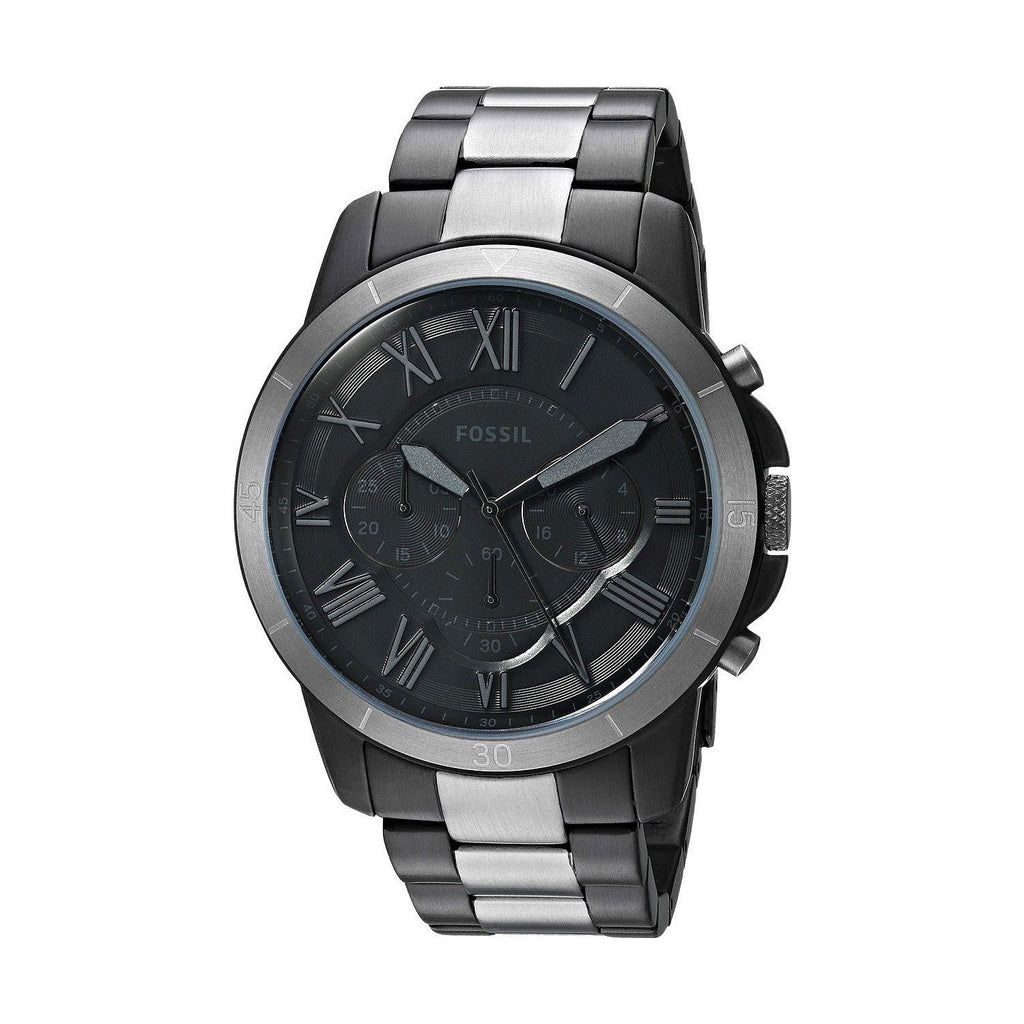 Fossil Grant Chronograph Black Dial Two Tone Steel Strap Watch for Men - FS5269 Buy Now By Fossil