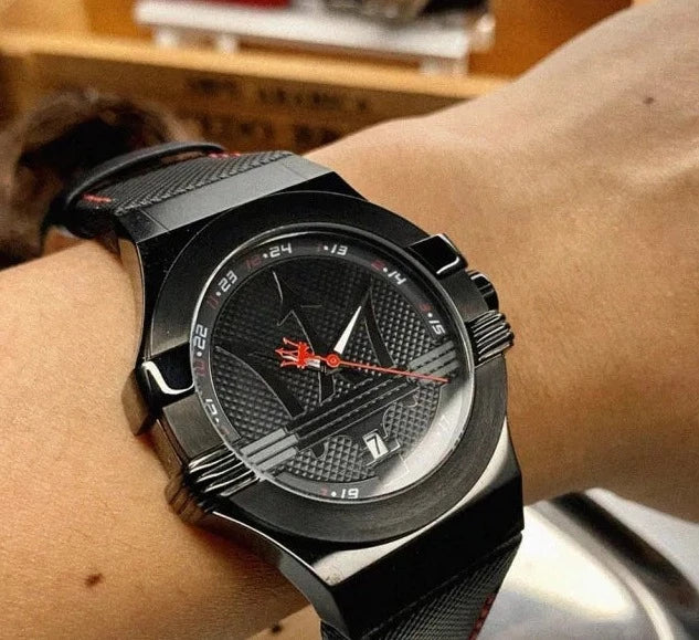 Maserati Potenza 42mm Black Analog Dial Black Strap Watch For Men - R8853108003 Buy Now By Maserati