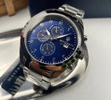 Maserati Traguardo Blue Dial Silver Steel Strap Watch For Men - R8853112505 Buy Now By Maserati