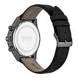 Hugo Boss Grand Prix Black Dial Black Leather Strap Watch for Men - 1513474 Buy Now By Hugo Boss