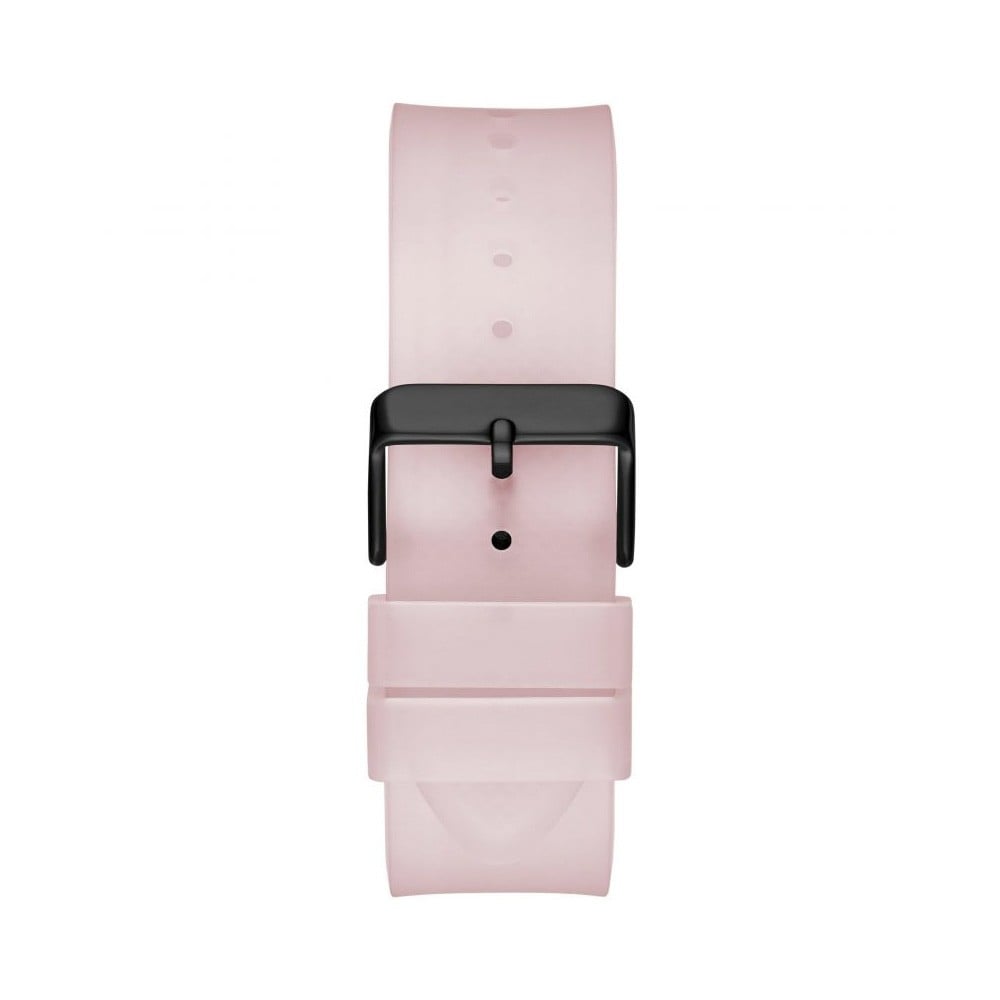 Guess Sporting Black Dial Pink Rubber Strap Watch for Men - GW0032G1 Buy Now By Guess