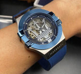 Maserati Potenza 42mm Blue Dial Automatic Silicone Strap Watch For Men - R8821108028 Buy Now By Maserati