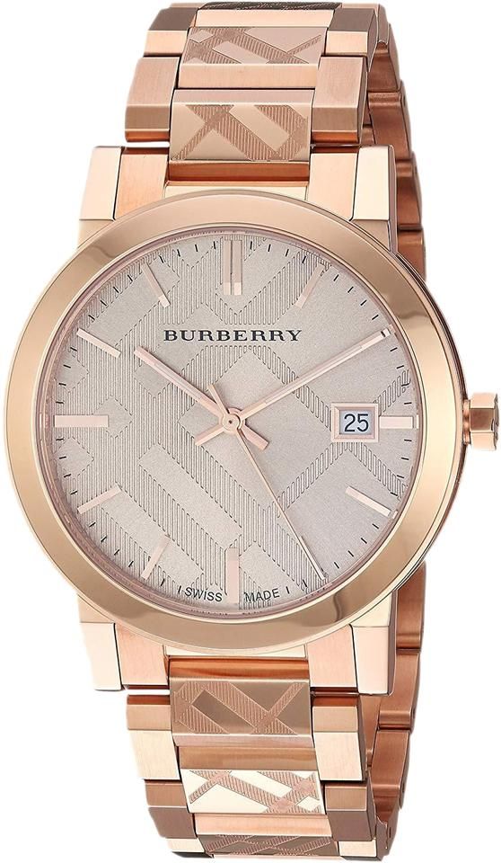 Burberry The City White Dial Rose Gold Steel Strap Watch for Women - BU9104 Buy Now By Burberry