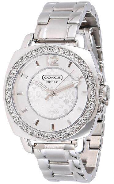 Coach Mini Boyfriend Diamonds Silver Dial Silver Steel Strap Watch for Women - 14501699 Buy Now By Coach