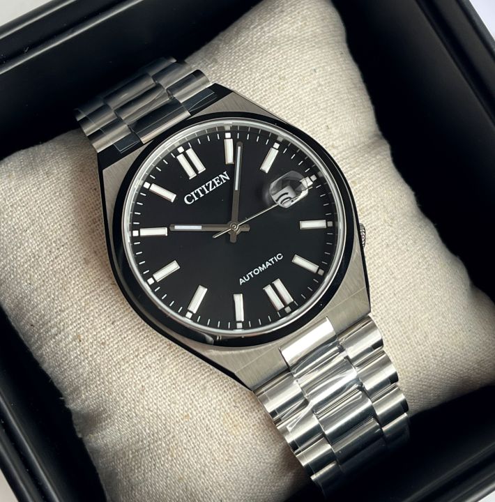 Citizen Tsuyosa Automatic Black Dial Silver Steel Strap Watch For Men - NJ0150-81E Buy Now By Citizen