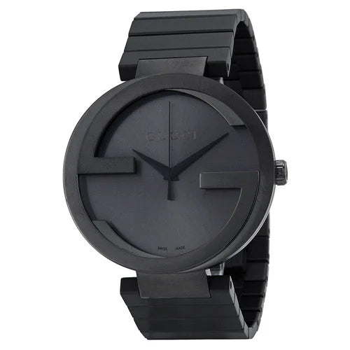 Gucci G Interlocking Quartz Grey Dial Grey Steel Strap Watch For Men - YA133210 Buy Now By Gucci