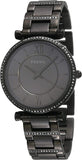 Fossil Carlie Black Dial Black Steel Strap Watch for Women - ES4488 Buy Now By Fossil