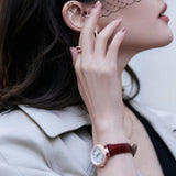 Tissot Bellissima Small Lady Diamonds Silver Dial Brown Leather Strap Watch For Women - T126.207.66.113.00 Buy Now By Tissot