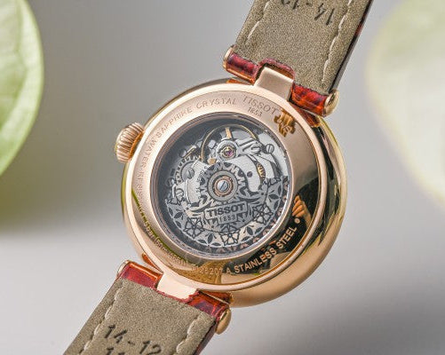 Tissot Bellissima Small Lady Diamonds Silver Dial Brown Leather Strap Watch For Women - T126.207.66.113.00 Buy Now By Tissot