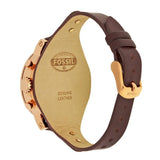 Fossil Boyfriend White Dial Brown Leather Strap Watch for Women - ES3616 Buy Now By Fossil
