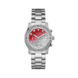 Guess Confetti Diamonds Silver Dial Silver Steel Strap Watch for Women - W0774L7 Buy Now By Guess