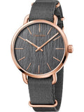 Calvin Klein Even Grey Dial Grey NATO Strap Watch for Men - K7B216P3 Buy Now By Calvin Klein